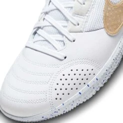 Unisex Nike Streetgato IC Soccer Shoes- White/Metallic Gold/Hyper Royal - Regular (D) -Shoe Sale Shop AURORA DC8466 174 PHSYD001 2000