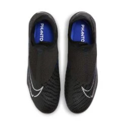 Nike Phantom GX Academy Dynamic Fit MG Soccer Cleat - Black/Chrome-Hyper Royal- Regular (D) -Shoe Sale Shop AURORA DD9472 040 PHCTH001 2000