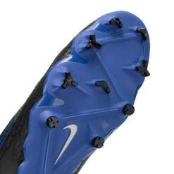 Nike Phantom GX Academy Dynamic Fit MG Soccer Cleat - Black/Chrome-Hyper Royal- Regular (D) -Shoe Sale Shop AURORA DD9472 040 PHSYD001 2000