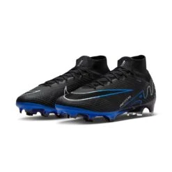 Nike Zoom Mercurial Superfly 9 Elite FG Soccer Cleat - Black/Chrome-Hyper Royal- Regular (D) -Shoe Sale Shop AURORA DJ4977 040 PHCFH001 2000