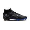 Unisex Nike Zoom Mercurial Superfly 9 Pro FG Soccer Shoe - Black/Chrome-Hyper Royal- Regular (D) -Shoe Sale Shop AURORA DJ5598 040 PHSRH001 2000