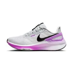 Women's Nike Air Zoom Structure 25 Running Shoe - White/Black-Pure Platinum-Fuchsia Dream- Regular (B) -Shoe Sale Shop AURORA DJ7884 100 PHSLH000 2000