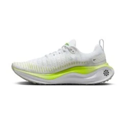 Women's Nike Infinity Run Flyknit 4 Running Shoe - White/Light Lemon Twist/Volt/Black- Regular (B) -Shoe Sale Shop AURORA DR2670 101 PHSLH001 2000
