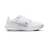 Nike Women's Air Zoom Pegasus 40 Running Shoe- White/Metallic Silver/Pure Platinum- Regular (B) -Shoe Sale Shop AURORA DV3854 101 PHSRH001 2000