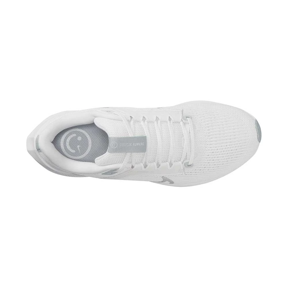 Nike Women's Air Zoom Pegasus 40 Running Shoe- White/Metallic Silver/Pure Platinum- Regular (B) 9 Nike Women's Air Zoom Pegasus 40 Running Shoe- White/Metallic Silver/Pure Platinum- Regular (B) - Image 7