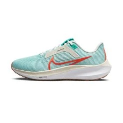 Women's Nike Air Zoom Pegasus 40 Running Shoe - Jade Ice/Picante Red-White-Sea Glass- Regular (B) -Shoe Sale Shop AURORA DV3854 300 PHSLH000 2000