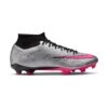 Unisex Nike Zoom Mercurial Superfly 9 Academy XXV MG Soccer Cleats - Metallic Silver/Hyper Pink -Shoe Sale Shop AURORA FB8402 060 PHSRH000 2000