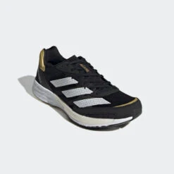 ADIDAS Women's Adizero Adios 6 Running Shoe - Core Black / Cloud White / Wonder White - Regular (B) -Shoe Sale Shop Adizero Adios 6 Shoes Black H67511 04 standard 1