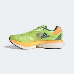 ADIDAS Unisex ADIZERO Adios Pro 2 - Pulse Lime/Real Teal/Flash Orange-Regular (D) -Shoe Sale Shop Adizero Adios Pro 2.0 Shoes Green GX3124 06 standard