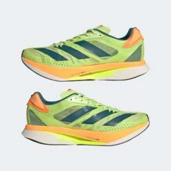 ADIDAS Unisex ADIZERO Adios Pro 2 - Pulse Lime/Real Teal/Flash Orange-Regular (D) -Shoe Sale Shop Adizero Adios Pro 2.0 Shoes Green GX3124 09 standard