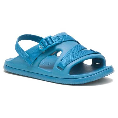 Chaco Big Kids' Chillos Sport Sandals- Blue 4 Chaco Big Kids' Chillos Sport Sandals- Blue - Image 2
