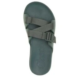 Chaco Men's Chillos Slide - Scarab - Regular (D) -Shoe Sale Shop CHAM JCH108297 050321 S22 TOP