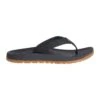 Chaco Women's Lowdown Flip - Black- Regular (B) -Shoe Sale Shop CHAW JCH108132 072219 S20 000