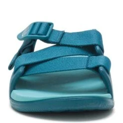 Chaco Women's Chillos Slide - Ocean Blue- Regular (B) -Shoe Sale Shop CHAW JCH109118 022221 S22 090