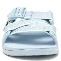 Chaco Women's Chillos Slide Sandals - Outskirt Sky Blue - Regular (B) -Shoe Sale Shop CHAW JCH109126 022221 S22 090