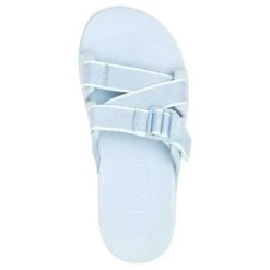Chaco Women's Chillos Slide Sandals - Outskirt Sky Blue - Regular (B) -Shoe Sale Shop CHAW JCH109126 022221 S22 TOP