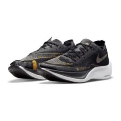 Nike Men's ZoomX Vaporfly Next % 2 Racing Shoe - Black/White/Metallic Gold Coin - Regular (D) -Shoe Sale Shop CU4111 001 PHCFH001 1500