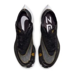Nike Men's ZoomX Vaporfly Next % 2 Racing Shoe - Black/White/Metallic Gold Coin - Regular (D) -Shoe Sale Shop CU4111 001 PHCTH001 1500