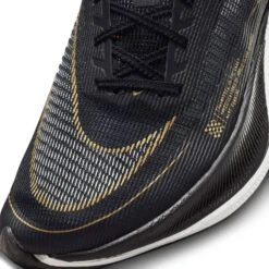 Nike Men's ZoomX Vaporfly Next % 2 Racing Shoe - Black/White/Metallic Gold Coin - Regular (D) -Shoe Sale Shop CU4111 001 PHSYD001 1500