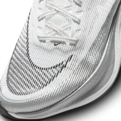 Nike Women's ZoomX Vaporfly Next% 2 Running Shoe - White/Black-Metallic Silver - Regular (B) -Shoe Sale Shop CU4123 100 PHSYD001 1