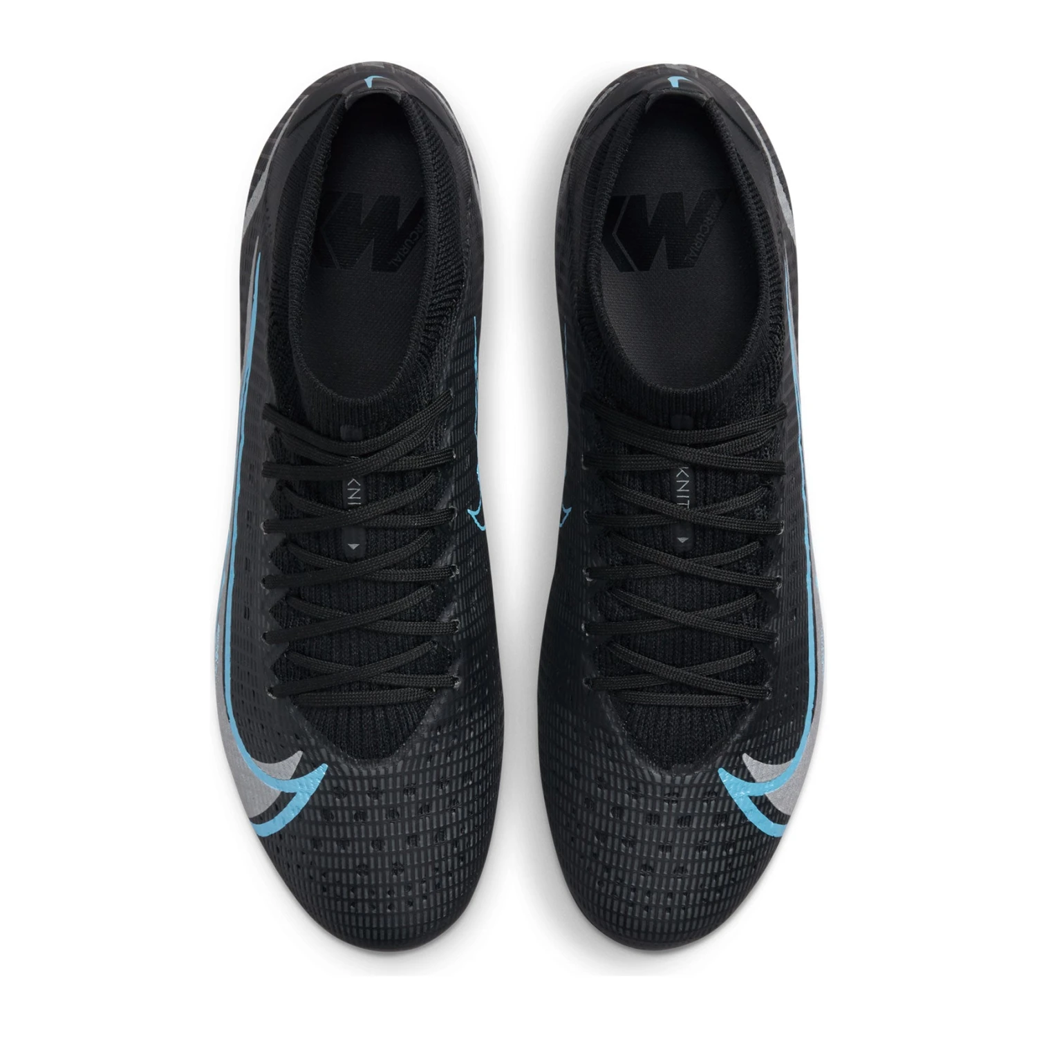 Nike Unisex Mercurial Vapor 14 Pro FG Soccer Shoe - Black/Black/Iron Grey - Regular (D) 6 Nike Unisex Mercurial Vapor 14 Pro FG Soccer Shoe - Black/Black/Iron Grey - Regular (D) - Image 4