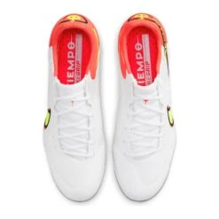 Nike Unisex Tiempo Legend 9 Elite FG Soccer Shoe - White/Volt/Bright Crimson - Regular (D) -Shoe Sale Shop CZ8482 176 PHCTH001 2000