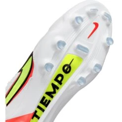 Nike Unisex Tiempo Legend 9 Elite FG Soccer Shoe - White/Volt/Bright Crimson - Regular (D) -Shoe Sale Shop CZ8482 176 PHSUD001 2000