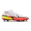 Nike Unisex Phantom GT2 Elite Dynamic Fit FG Soccer Shoes - White/Bright Crimson/Volt - Regular (D) -Shoe Sale Shop CZ9889 167 PHSRH000 2000