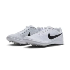Unisex Nike Zoom Rival Track And Field Distance Spikes - White/Black/Metallic Silver - Regular (D) -Shoe Sale Shop DC8725 100 PHCFH001 1