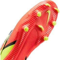 Nike Unisex Phantom GT2 Academy Flyease FG/MG Soccer Shoe - White/Bright Crimson/Volt -Shoe Sale Shop DH9638 167 PHSUD001 2000