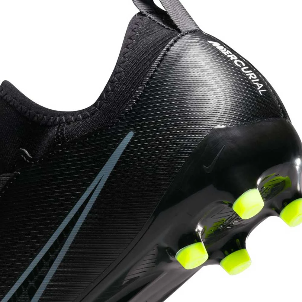 Nike Youth JR Vapor 15 Academy FG/MG Soccer Shoe - Black/Dark Smoke 11 Nike Youth JR Vapor 15 Academy FG/MG Soccer Shoe - Black/Dark Smoke - Image 9