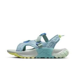 Nike Women's Oneonta Sandals - Worn Blue/Night Forest -Shoe Sale Shop DJ6602 400 PHSLH001