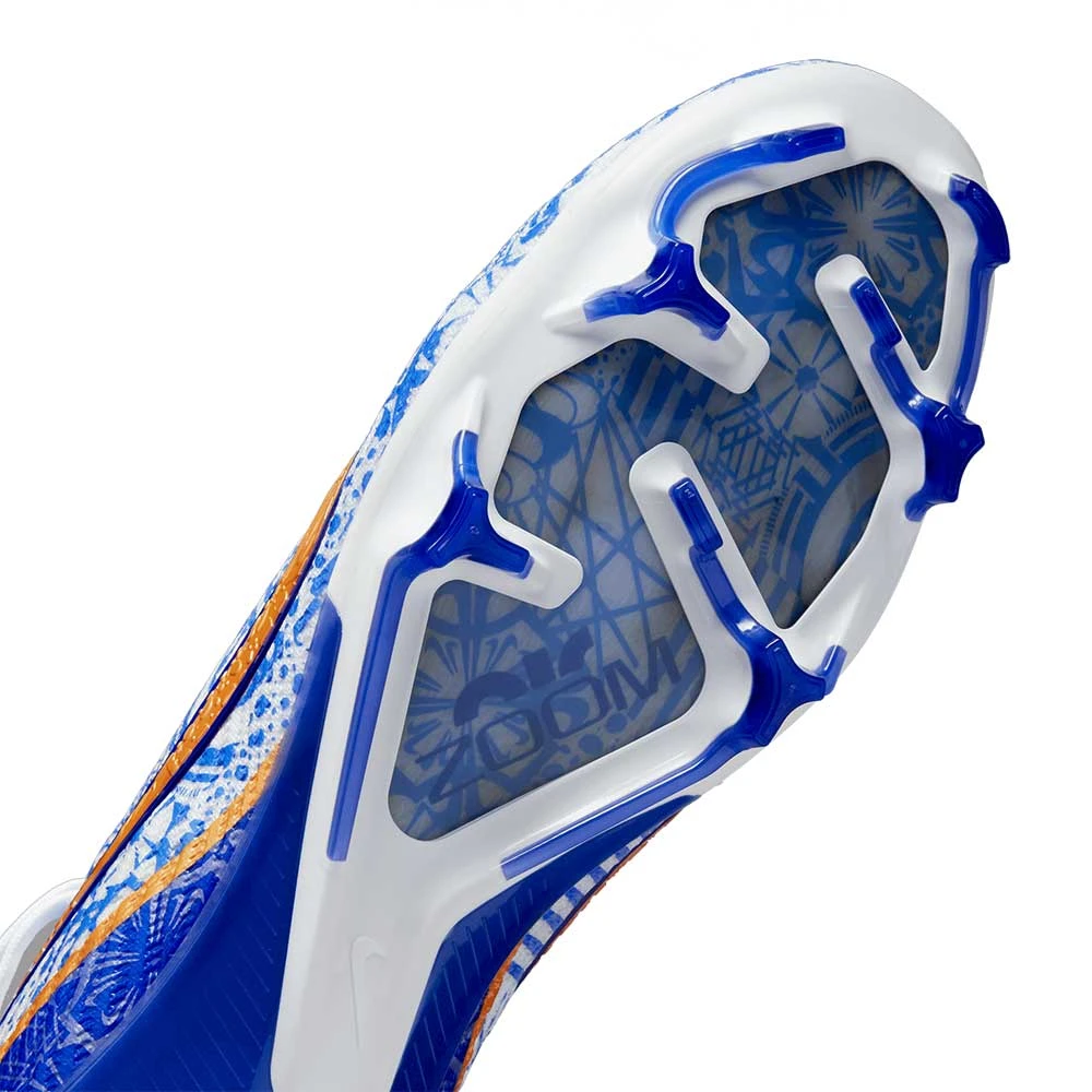 Unisex Nike Mercurial Zoom Vapor 15 Elite CR7 FG Soccer Shoe - White/Metallic Copper - Regular (D) 10 Unisex Nike Mercurial Zoom Vapor 15 Elite CR7 FG Soccer Shoe - White/Metallic Copper - Regular (D) - Image 8