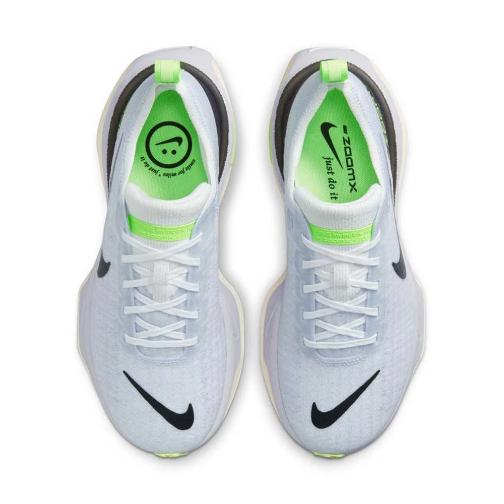 Nike Women's ZoomX Invincible Run Flyknit 3 Running Shoe- White/Black/Blue Tint- Regular (B) 10 Nike Women's ZoomX Invincible Run Flyknit 3 Running Shoe- White/Black/Blue Tint- Regular (B) - Image 8