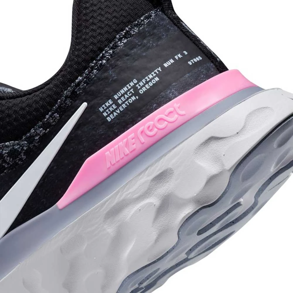 Nike Men's React Infinity 3 Running Shoe - Black/Football Grey/Ashen Slate- Regular (D) 11 Nike Men's React Infinity 3 Running Shoe - Black/Football Grey/Ashen Slate- Regular (D) - Image 9