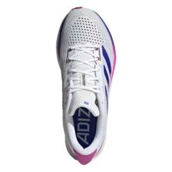 ADIDAS Men's ADIZERO SL Running Shoe - Ftwr White/Lucid Blue/Lucid Fuchsia - Regular (D) -Shoe Sale Shop GV9095 01