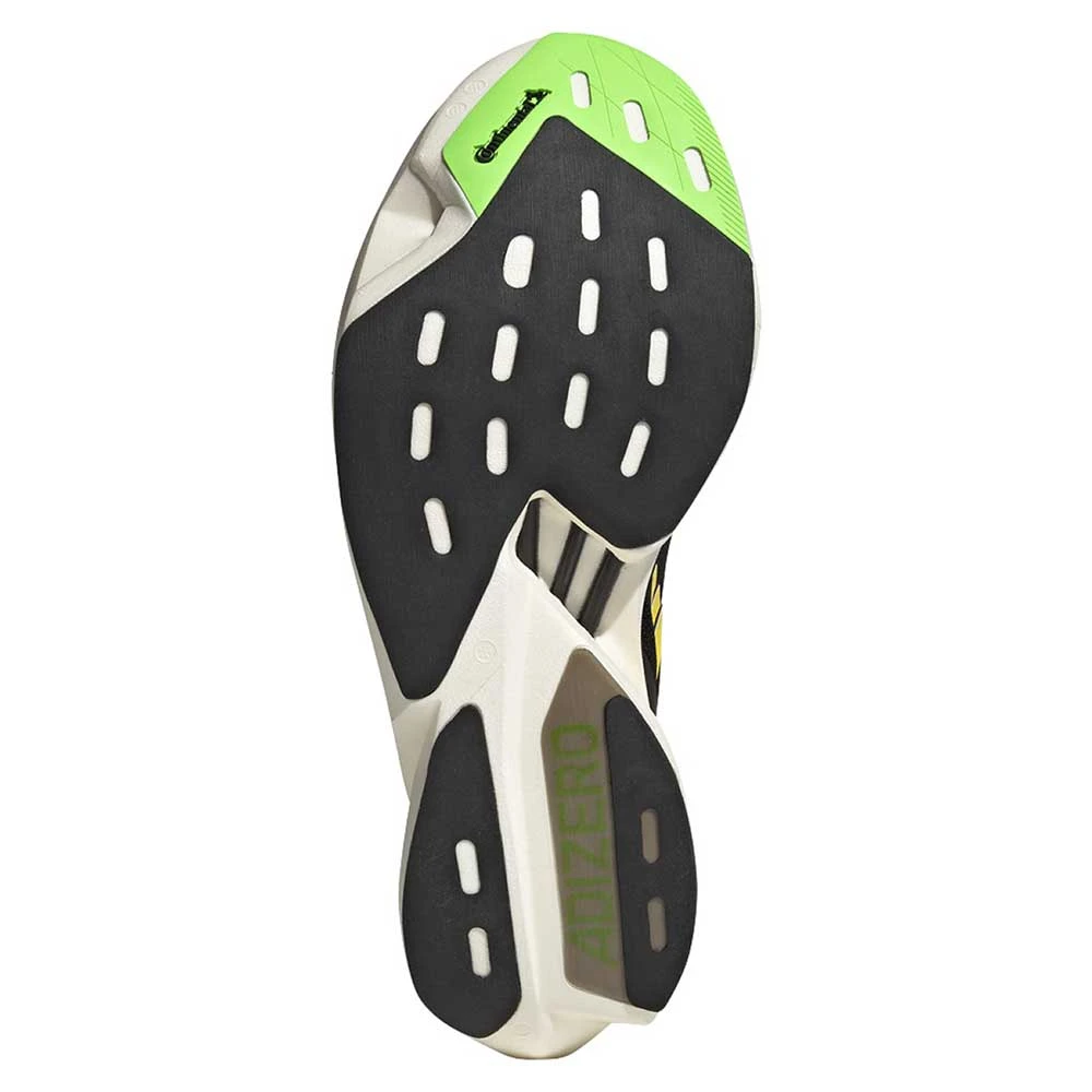 ADIDAS Unisex AdiZERO Adios Pro 3 Running Shoe - Core Black/Beam Yellow/Solar Green - Regular (D) 5 ADIDAS Unisex AdiZERO Adios Pro 3 Running Shoe - Core Black/Beam Yellow/Solar Green - Regular (D) - Image 3