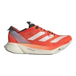 ADIDAS Unisex AdiZERO Adios Pro 3 Running Shoe - Solar Red/Zero Met/Coral Fusion - Regular (D)