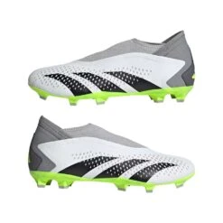 ADIDAS Unisex Predator Accuracy .3 Laceless FG - Cloud White/ Core Black / Lucid Lemon- Regular (D) 14 ADIDAS Unisex Predator Accuracy .3 Laceless FG - Cloud White/ Core Black / Lucid Lemon- Regular (D) -Shoe Sale Shop GZ0021 09 standard