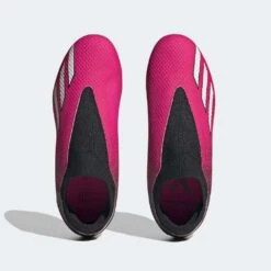 ADIDAS Youth JR X Speedportal .3 LL FG Soccer Shoe - Team Shock Pink/Zero Met - Regular (D) -Shoe Sale Shop GZ5061 top