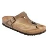 Birkenstock Gizeh Cork Tobacco Brown Oiled Leather Sandal- Regular/Wide -Shoe Sale Shop Gizeh Tobacco Oiled Leather 943811