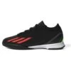 ADIDAS JR X Speedportal .3 IN Soccer Shoe - Core Black/Solar Red/Team Solar Green - Regular (D) -Shoe Sale Shop HR1792 01