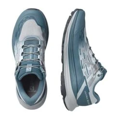 Salomon Women's Ultra Glide Trail Running Shoe - Bluestone/Perl Blue/Ebony - Regular (B) -Shoe Sale Shop L41553900 10 GHO ULTRA GLIDE W Bluest
