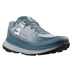 Salomon Women's Ultra Glide Trail Running Shoe - Bluestone/Perl Blue/Ebony - Regular (B) -Shoe Sale Shop L41553900 5 GHO ULTRA GLIDE W Bluesto