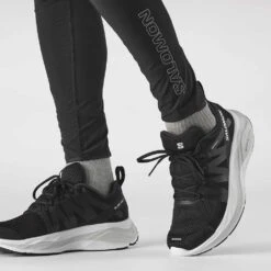 Salomon Men's Glide Max Running Shoe- Lunar Rock/Black/Tanager Turquoise- Regular (D) -Shoe Sale Shop L41764300 fb451c08fbf3222bc61da96991b90980