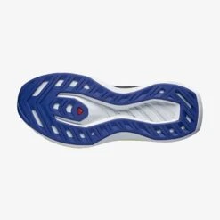 Salomon Men's DRX Bliss Running Shoe - Surf The Web/Safety Yellow/White - Regular (D) -Shoe Sale Shop L47292500 78ebf788301d1989c1302ffebf249bf5