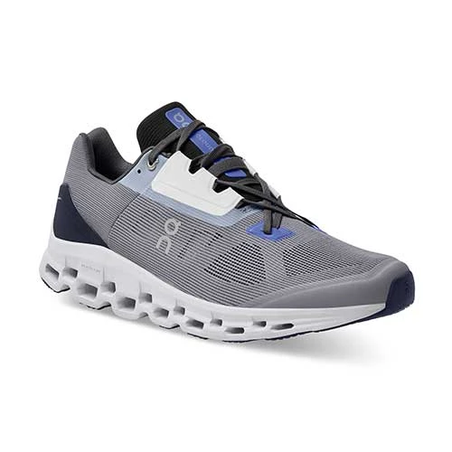 On Running Men's Cloudstratus 2.0 Running Shoe - Fossil/Midnight- Regular (D) 4 On Running Men's Cloudstratus 2.0 Running Shoe - Fossil/Midnight- Regular (D) - Image 2