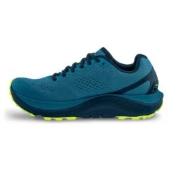 Topo Athletic Men's Ultraventure 3 Trail Shoe- Blue/Lime- Regular (D) -Shoe Sale Shop M060.Blue Lime 05