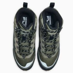 Merrell Men's Moab Speed Thermo Mid Waterproof Hiking Boot - Olive - Regular (D) -Shoe Sale Shop MRLM J066915 021621 S21 005 1