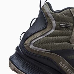 Merrell Men's Moab Speed Thermo Mid Waterproof Hiking Boot - Olive - Regular (D) -Shoe Sale Shop MRLM J066915 021621 S21 007 1